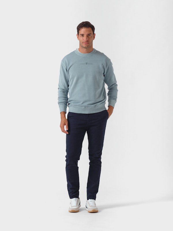 Garment Dyed Sweatshirt | Zafiro