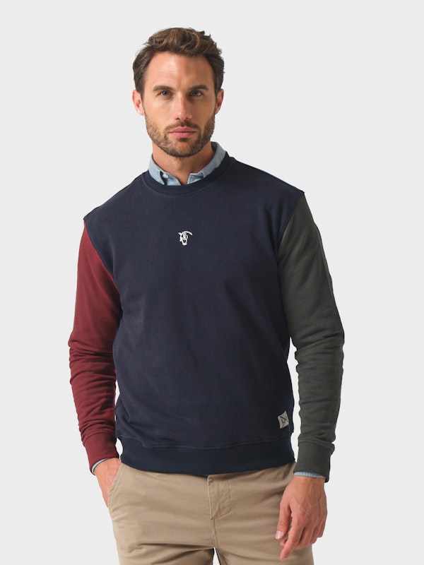 Sweatshirt Multicolorido | Marino