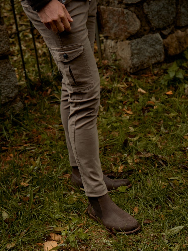 Cotton cargo trousers | Tostado