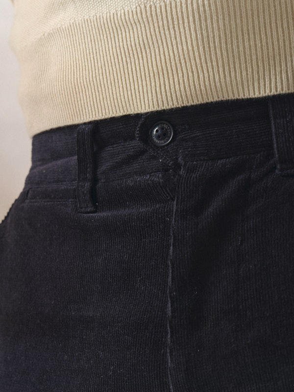 Chinos Cargo Velours Côtelé | Marino