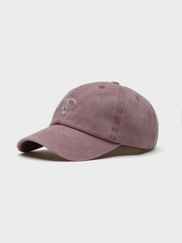 Basic Washed Cap | Burgundy