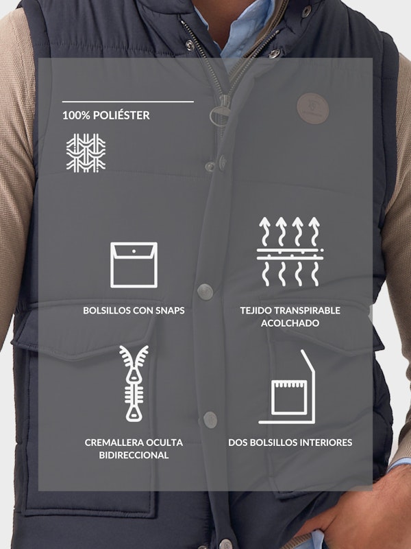 Gilet Matelassé | Marino