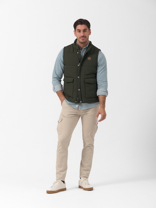 Gilet Matelassé | Musgo