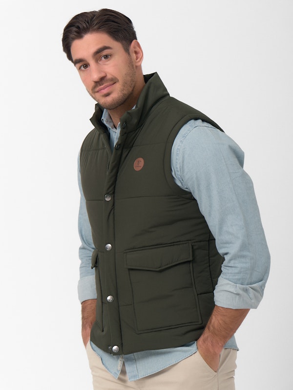 Gilet Matelassé | Musgo