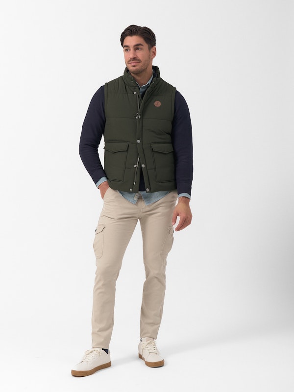 Gilet Matelassé | Musgo