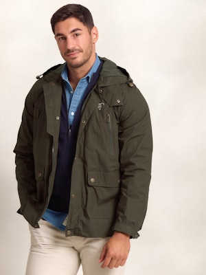 Waxed-effect Windbreaker | Musgo