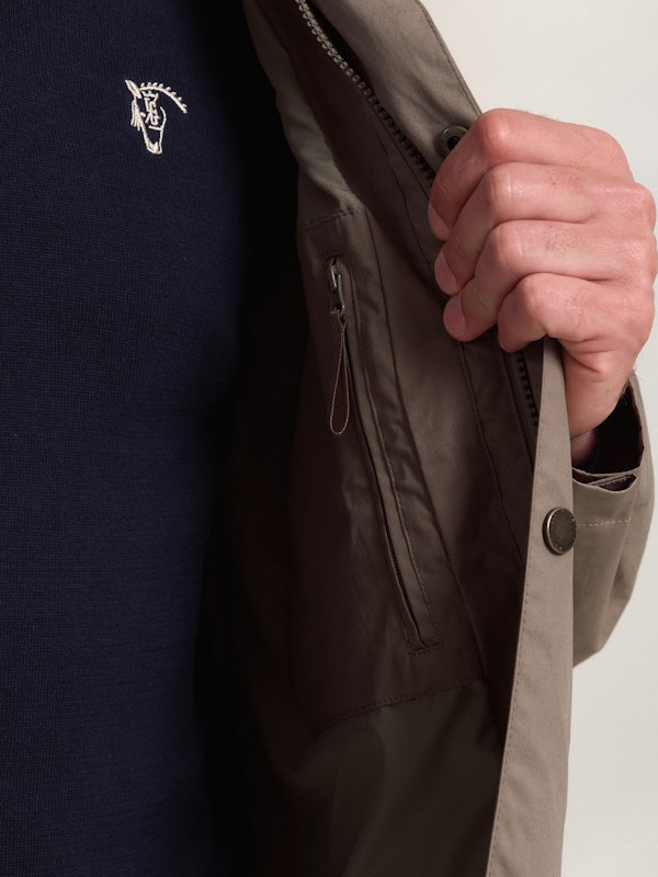 Coupe-vent Capuche | Greige