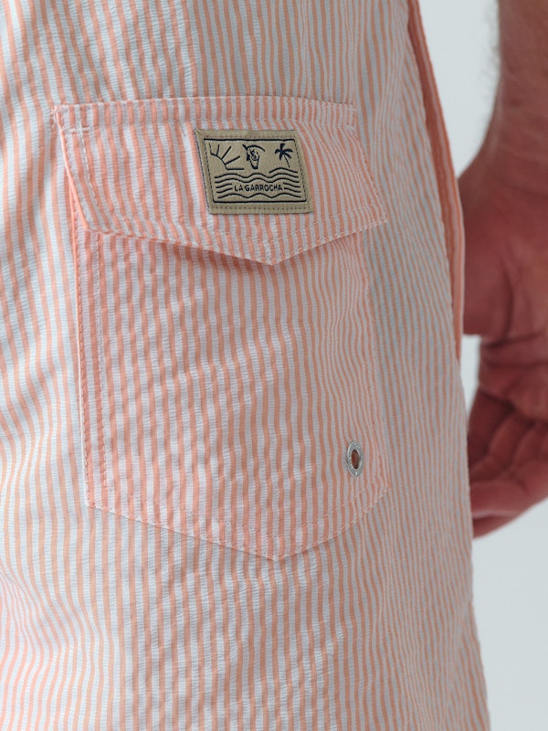 Calção de banho Listrado | Naranja