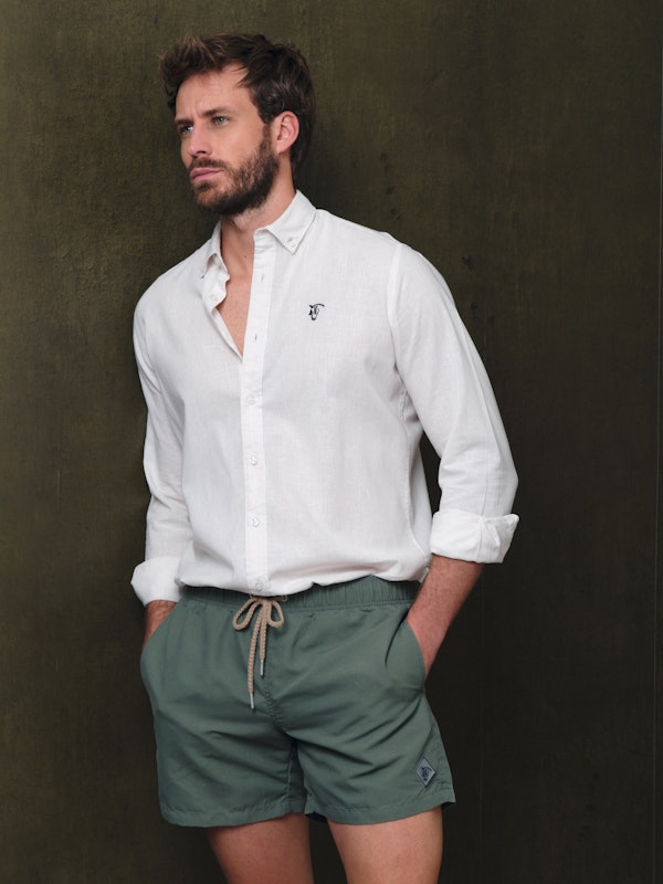 Calção de banho Lavado | Salvia