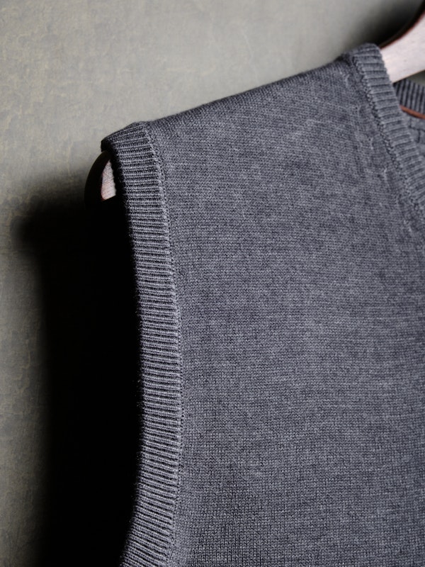 Gilet en Maille Melange | Marino