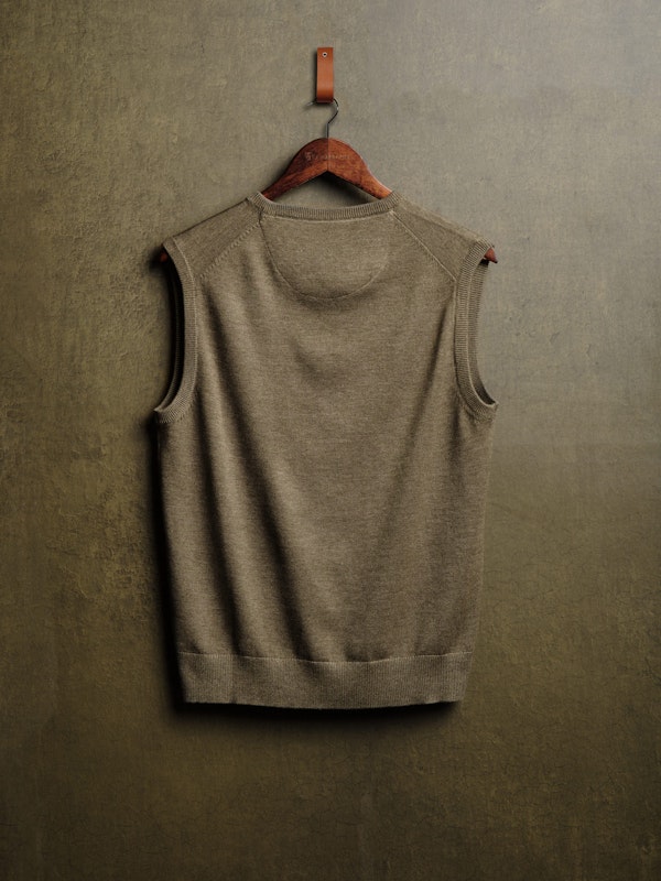 Gilet en Maille Melange | Caza