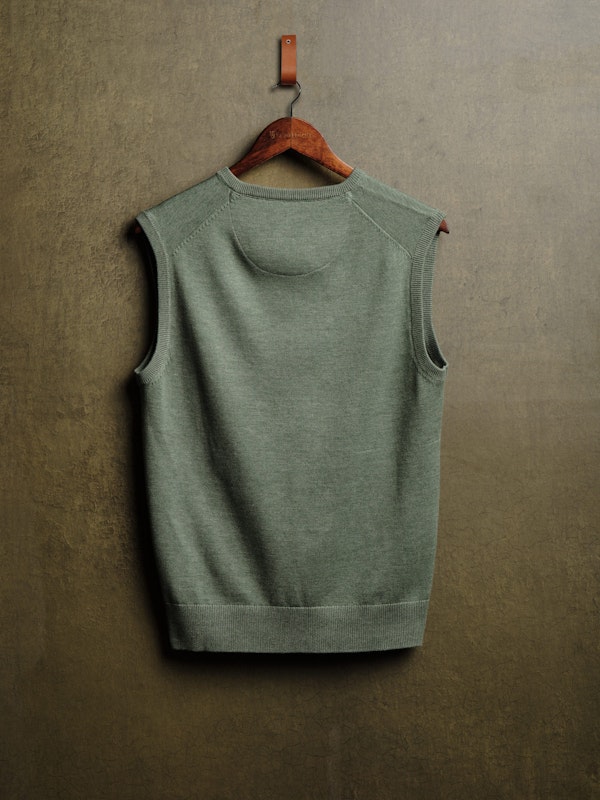 Gilet en Maille Melange | Acebo