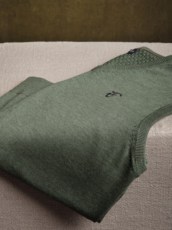 Gilet en Maille Melange | Acebo