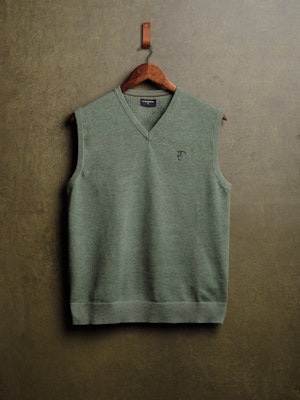 Melange Knitted Vest | Acebo