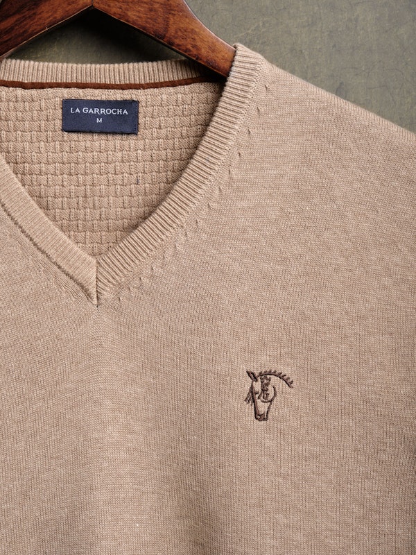 Gilet en Maille Melange | Piedra