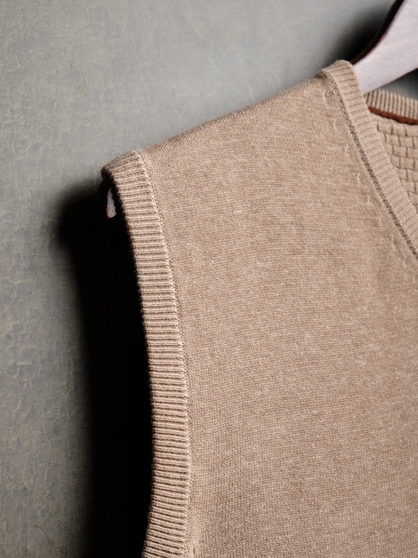 Gilet en Maille Melange | Piedra