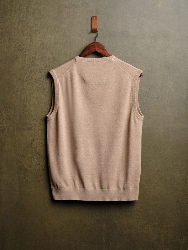 Gilet en Maille Melange | Piedra