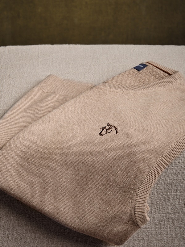 Gilet en Maille Melange | Piedra