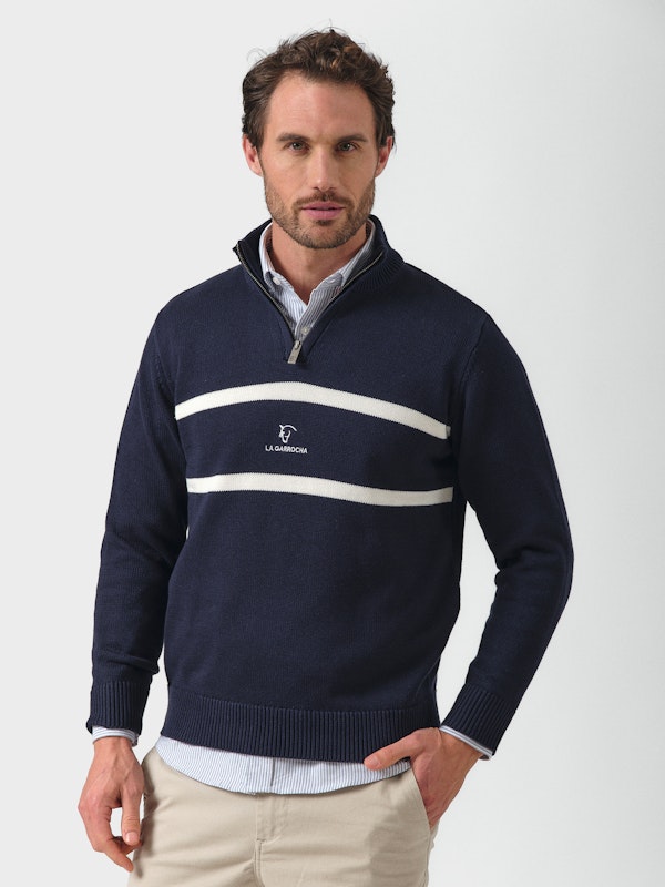 Half-Zip Sweater Atelier | Marino