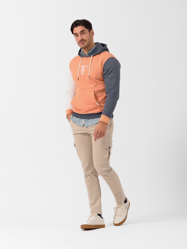 Multicolour Hooded | Salmón