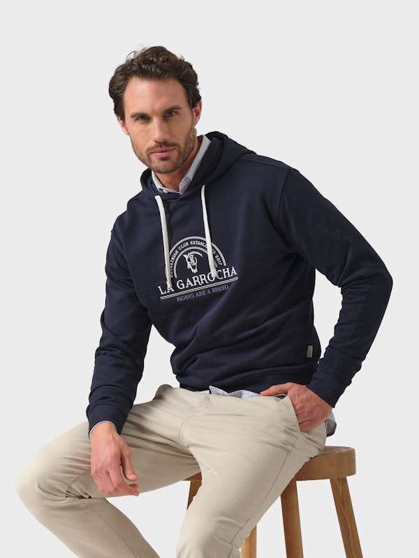 Sweatshirt Com Capuz Riders | Marino