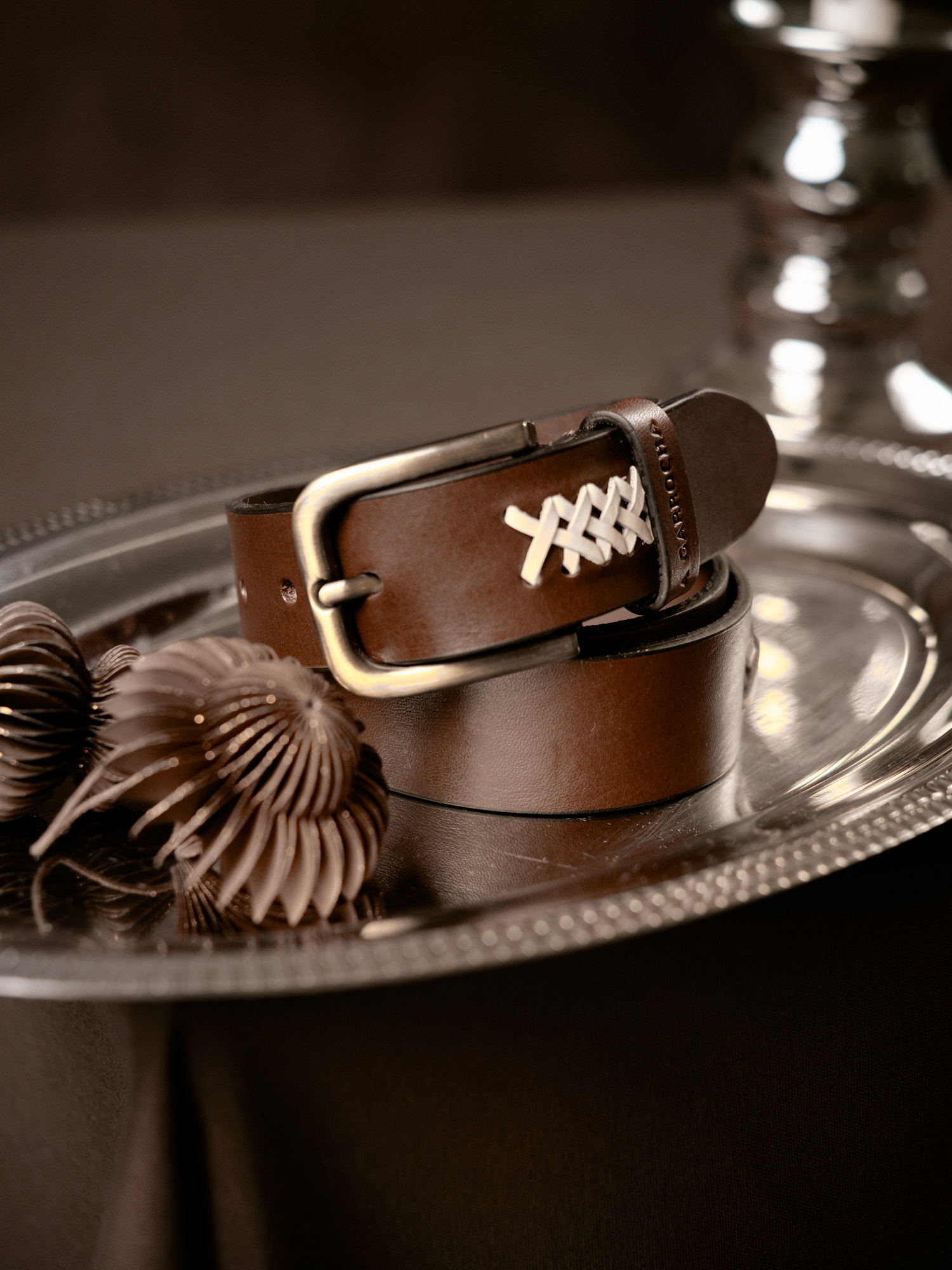 Ceinture Aplique Trenza | Chocolate