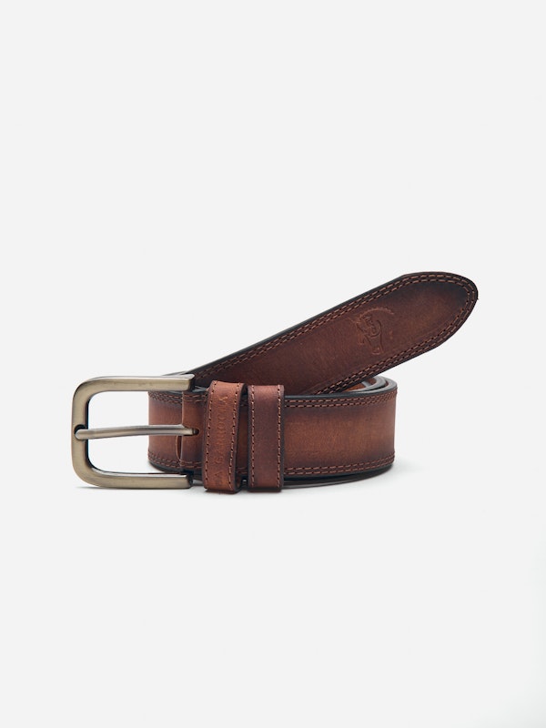 Brushed Belt | Chocolate