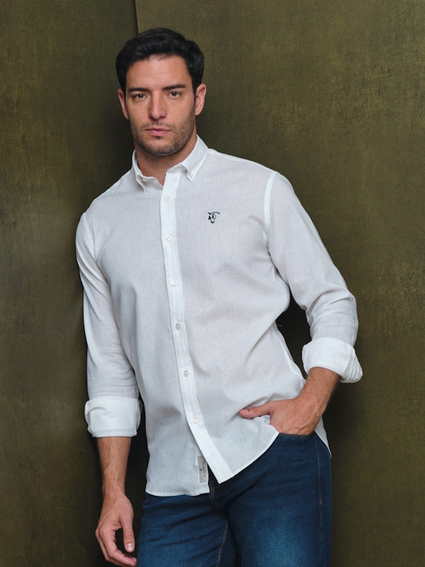 Camisa de linho | Blanco