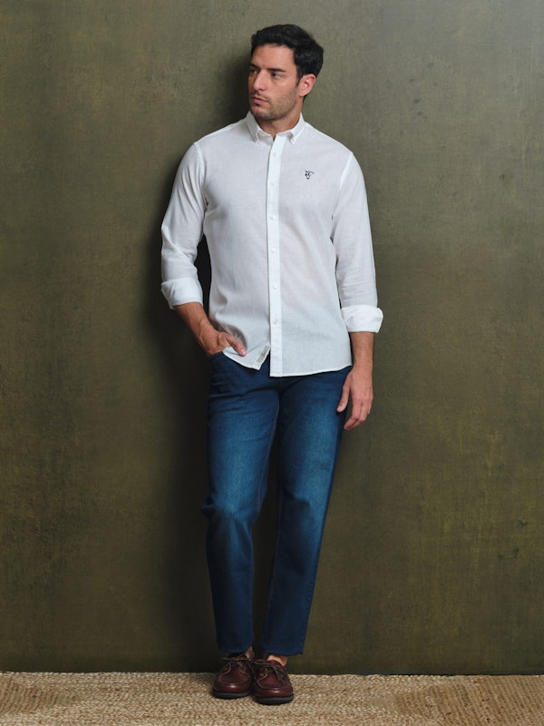Camisa de linho | Blanco