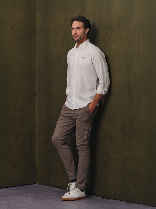 Camisa de linho | Beige