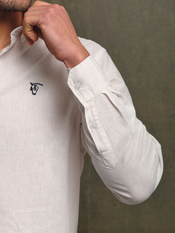 Camisa de linho | Beige