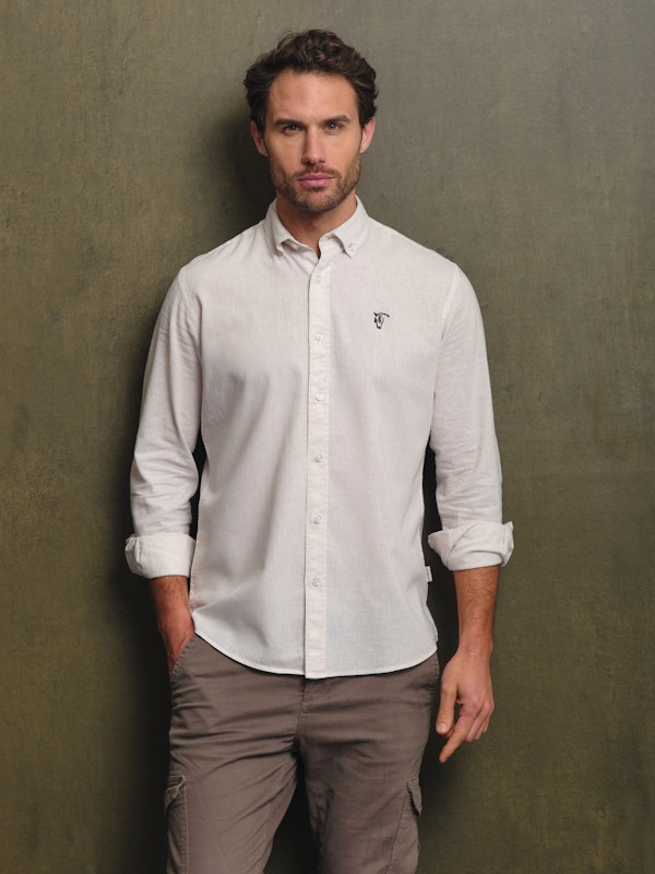 Camisa de linho | Beige