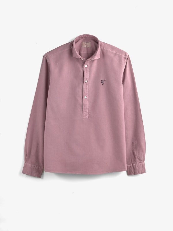 Chemise Polo Garment Dyed | Lavanda 