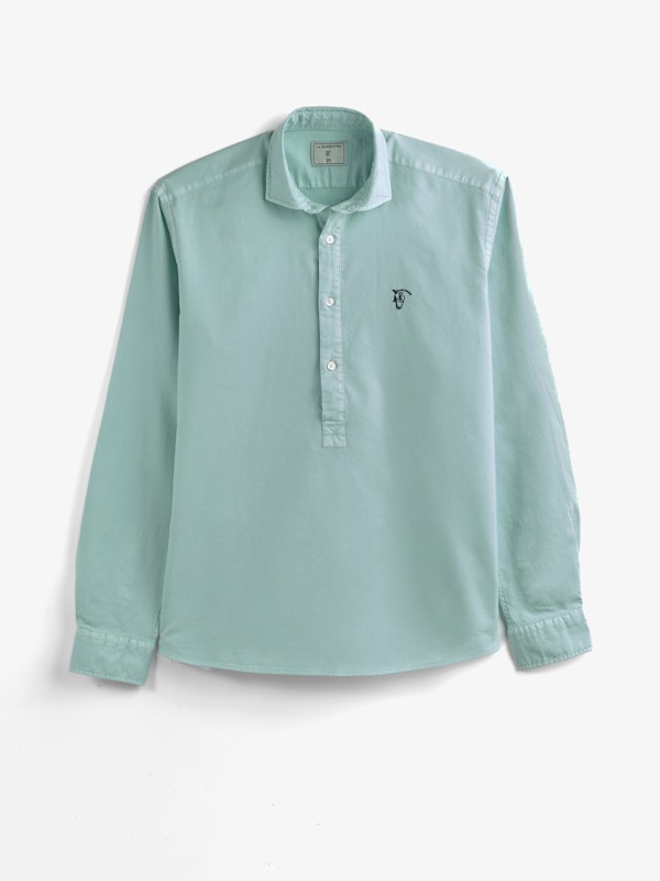 Garment Dyed Polo Shirt | Agua