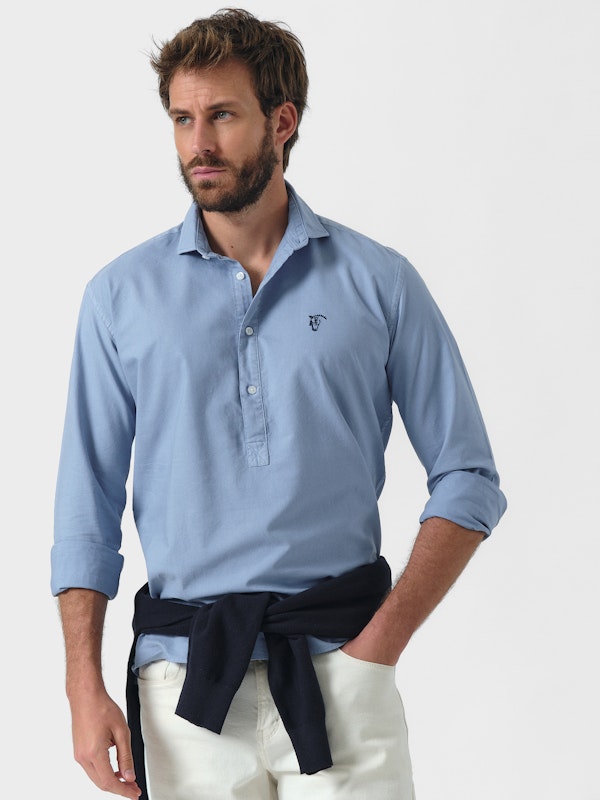 Camisa Polo Garment Dyed | Ártico