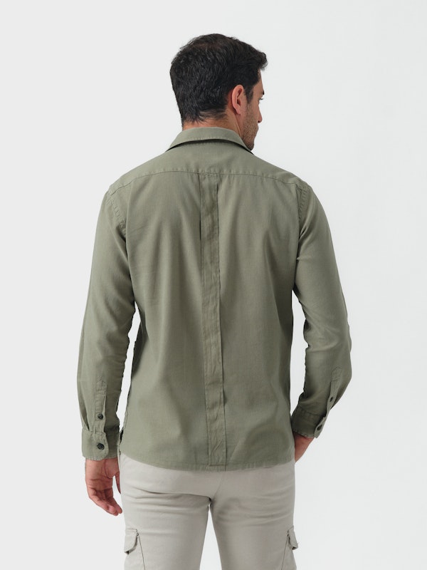 Camisa Guayabera | Verde 