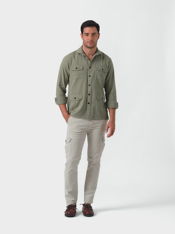Camisa Guayabera | Verde 