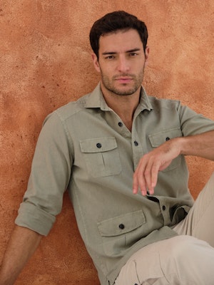 Chemise Guayabera | Verde