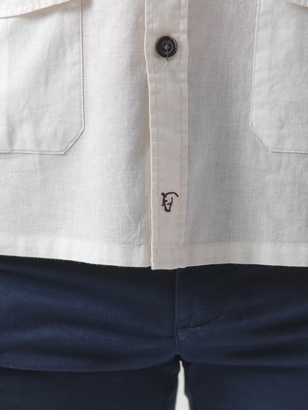 Camisa Guayabera | Beige