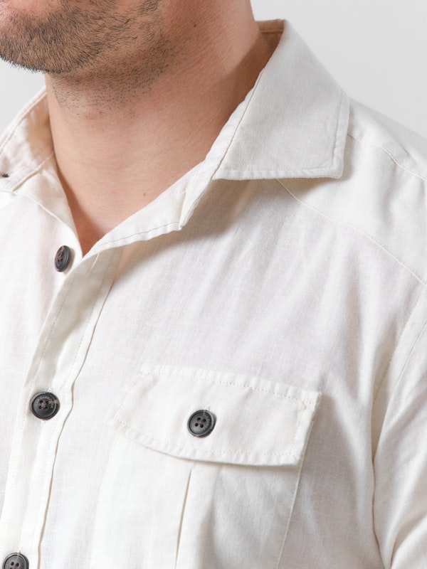 Camisa Guayabera | Beige