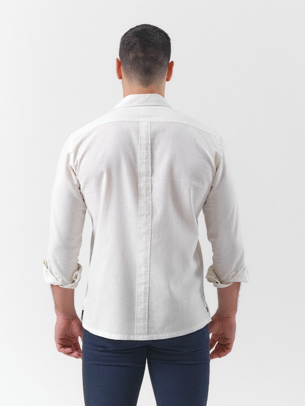 Camisa Guayabera | Beige