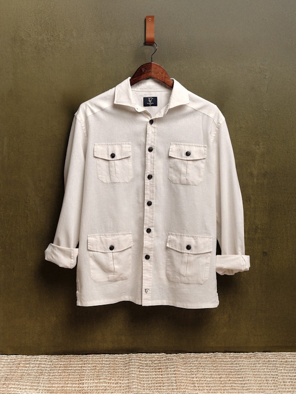 Guayabera Shirt | Beige