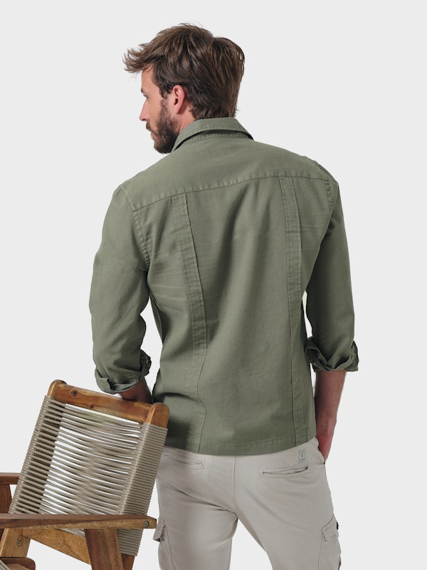 Camisa Cubana | Musgo 