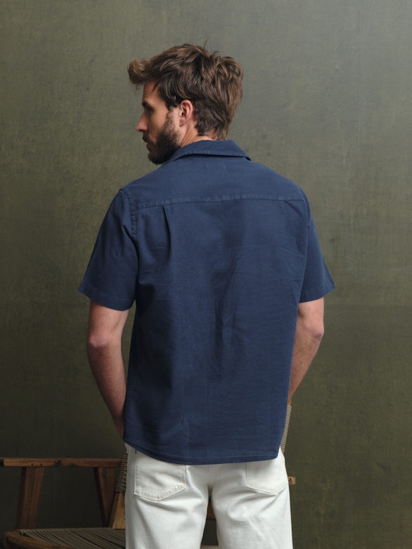 Camisa de Manga Curta | Marino