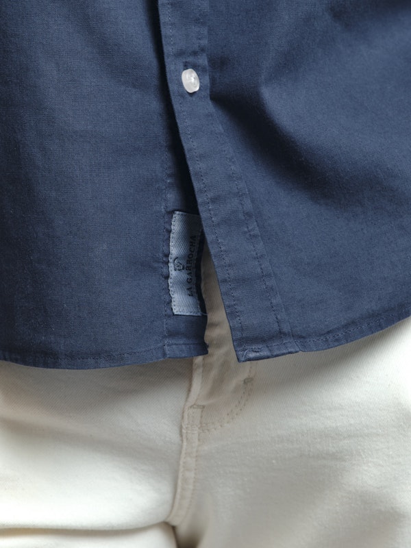Camisa de Manga Curta | Marino