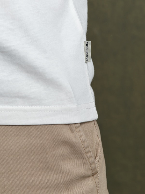 T-shirt Flock Print Clássica | Crudo