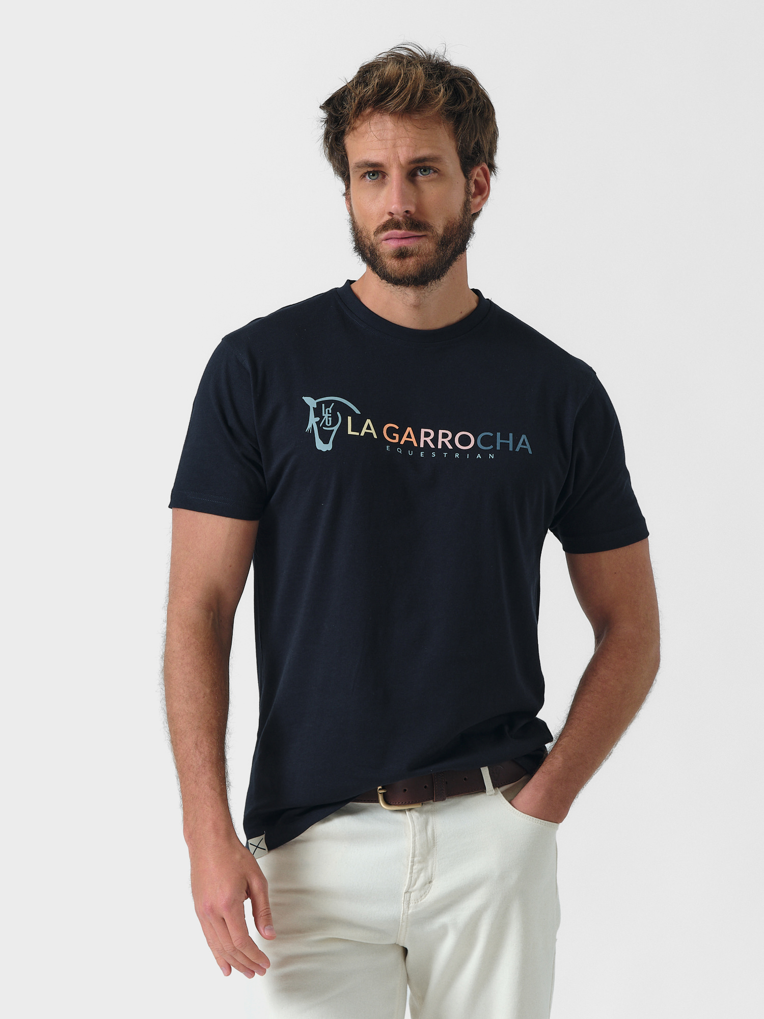 Camiseta Equestrian | Marino