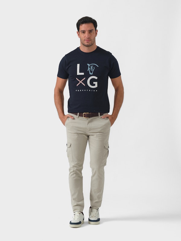 T-shirt LG Patch | Marino