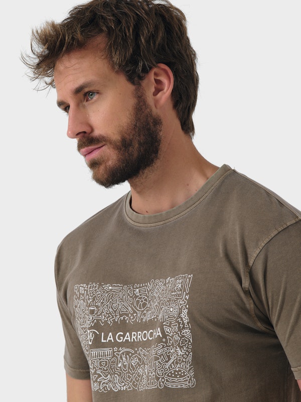 Camiseta Doodle | Oliva
