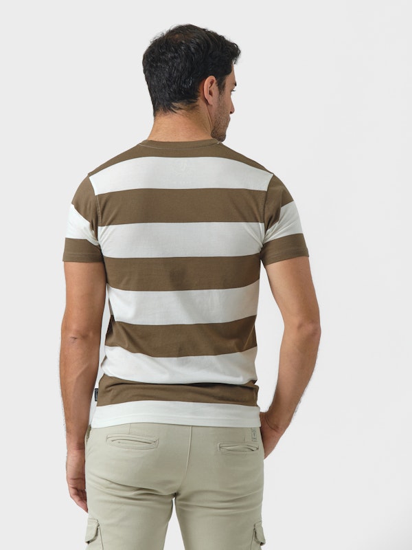 T-shirt Listrada | Oliva